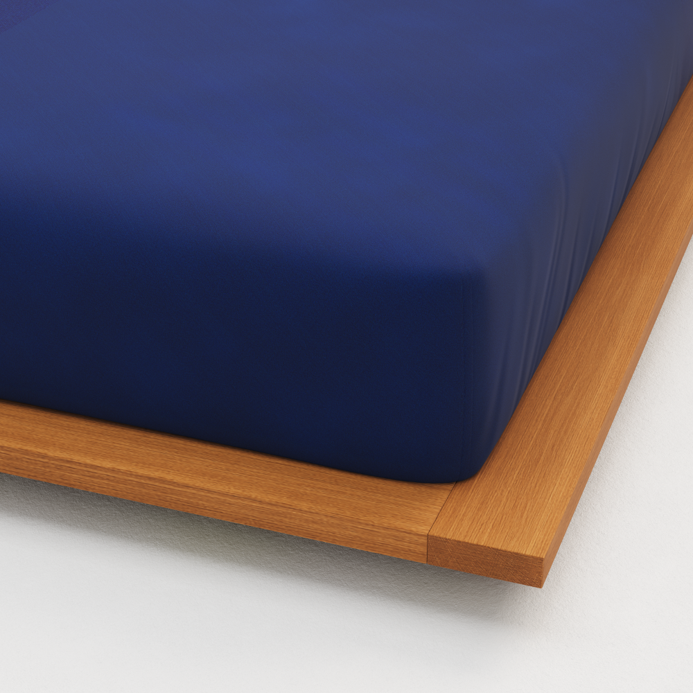 סט מצעים במבוק, כחול רויאל