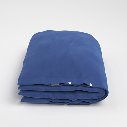 סט מצעים סאטן, כחול עמוק