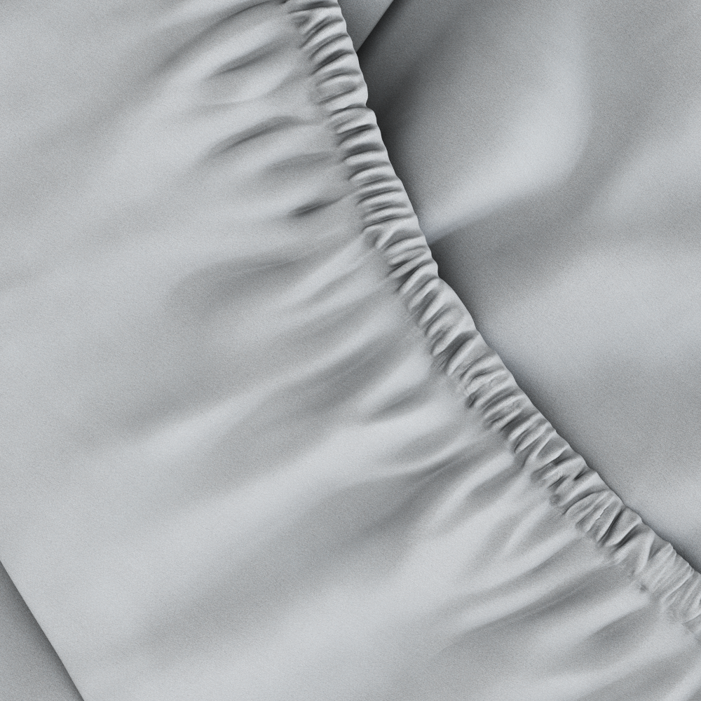 סט מצעים במבוק, אפור בהיר