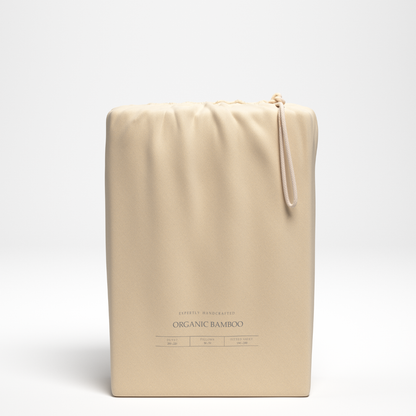 סט מצעים במבוק, בז' טבעי