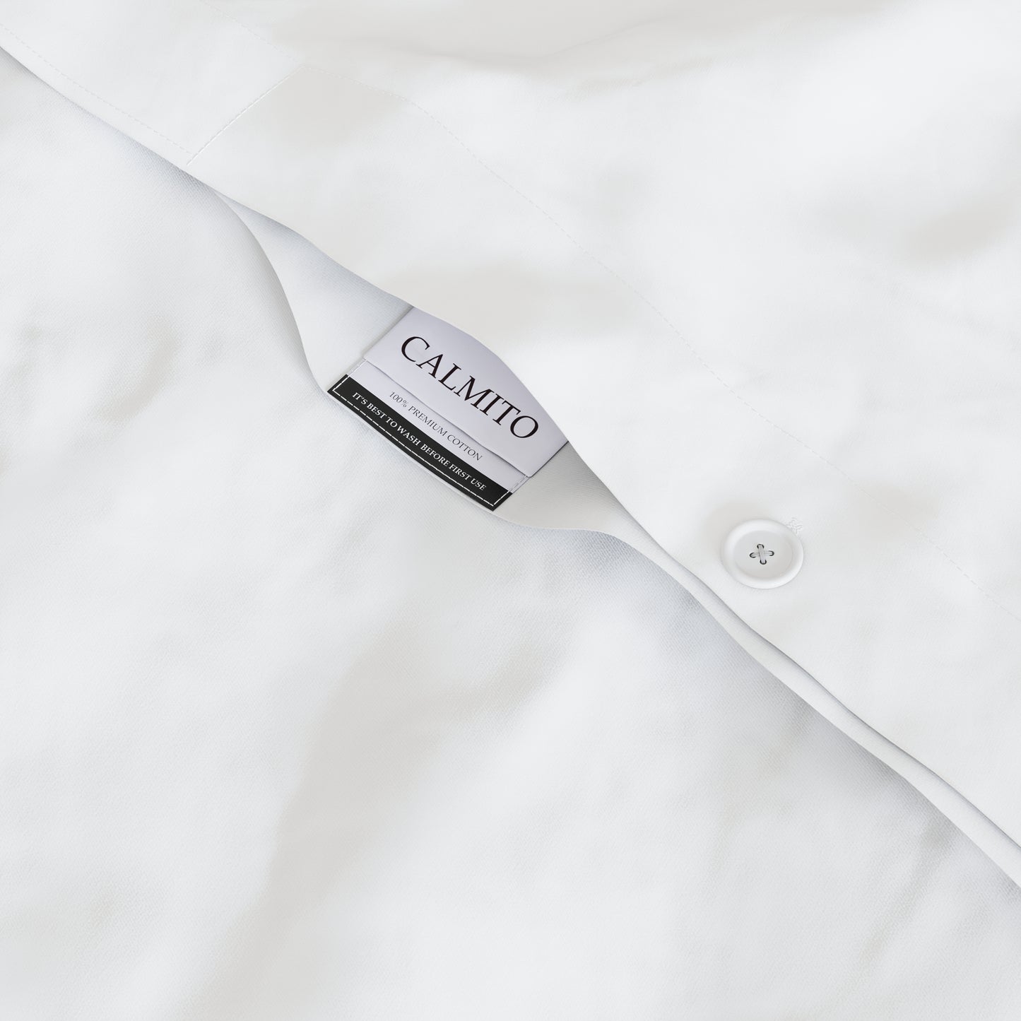 סט מצעים כותנה מצרית סאטן 500, לבן